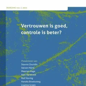 Betaalbaar Vertrouwen is goed, controle is beter?
