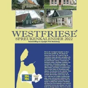 Westfriese spreukenkalender 2022 Shop Nu