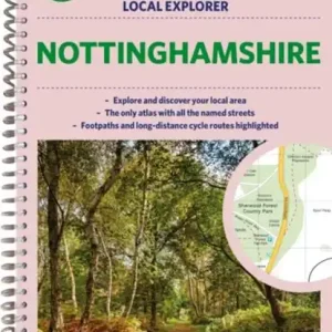 Weekendaanbieding Philip's Local Explorer Street Atlas Nottinghamshire