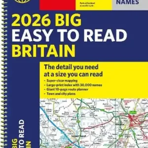 2026 Philip's Big Easy to Read Britain Road Atlas Speciale Aanbieding