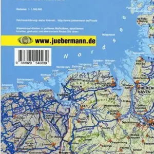 Wasserstraßen Deutschland 1 : 1 100 000 Alleen Vandaag